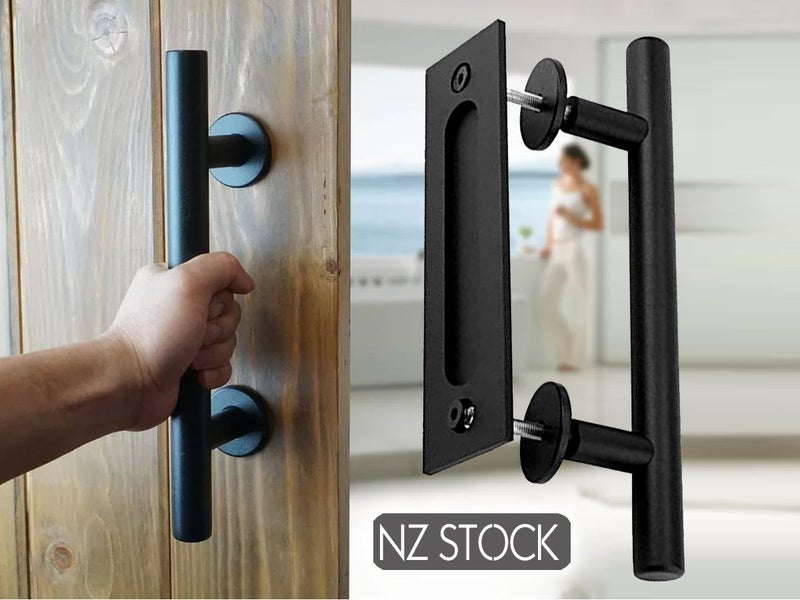 Carbon Steel Sliding Barn Door Handle NZ Clearance Carousel 1