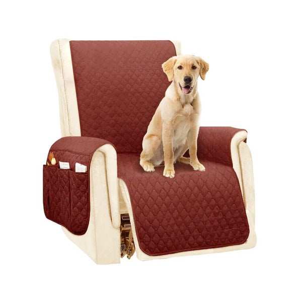 Slipcover Reversible Recliner Sofa Chair Cover Protect Water Resistant Carousel 1