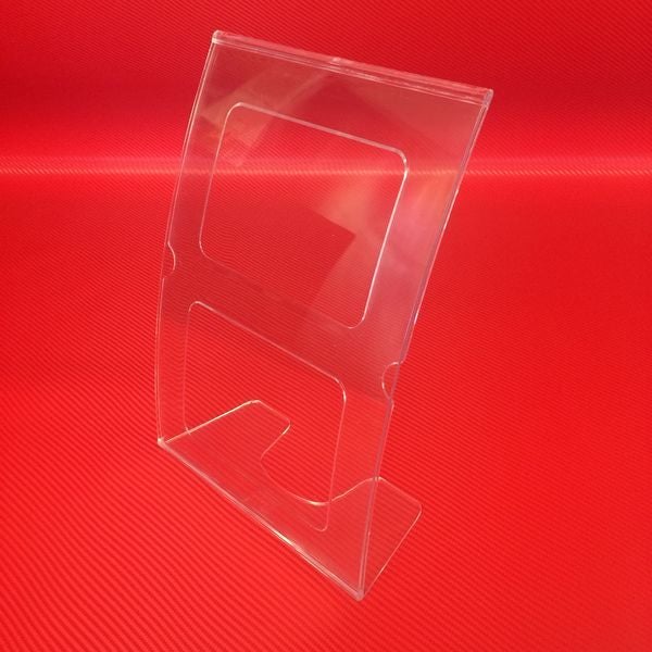 Leanback Curved Menu/Sign Holder A4 Portrait Display Carousel 1