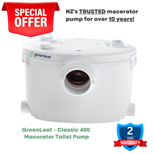 Macerator Pump Sewage / Waste Toilet Pump - GreenLeaf - Classic 400 Carousel 1