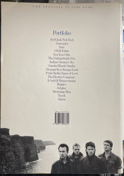 U2 Portfolio The Official U2 Song Book Carousel 5