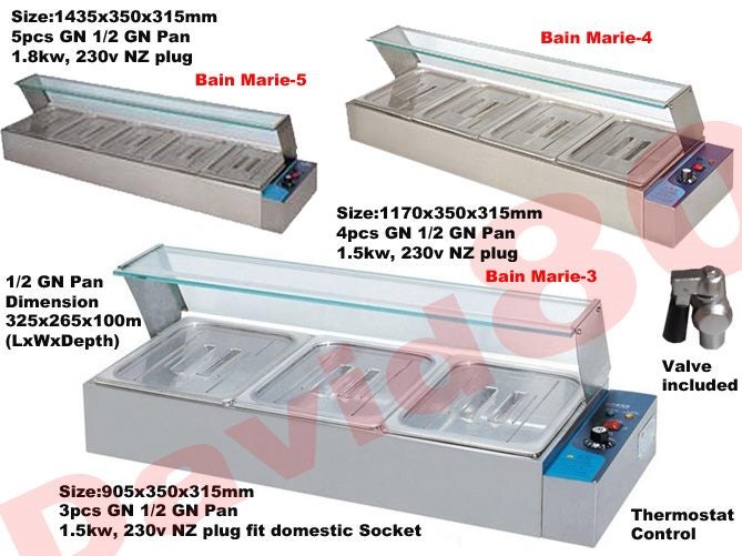 Bain Marie Food display warmer Bainmarie 5 Carousel 1