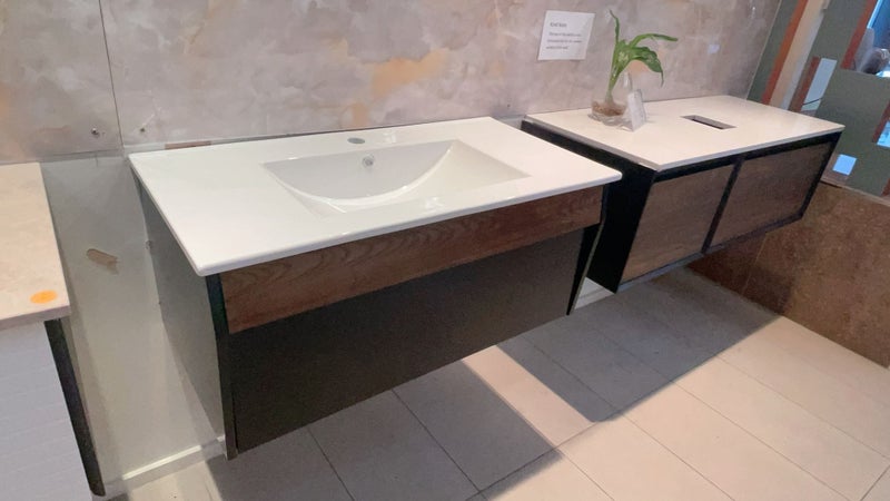 ON SALE 900mm Wall Hang Plywood Vanity Carousel 1