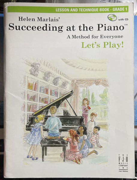 Succeeding at the Piano Lesson and Technique Book Grade 1 by Helen Marlais + CD Carousel 1