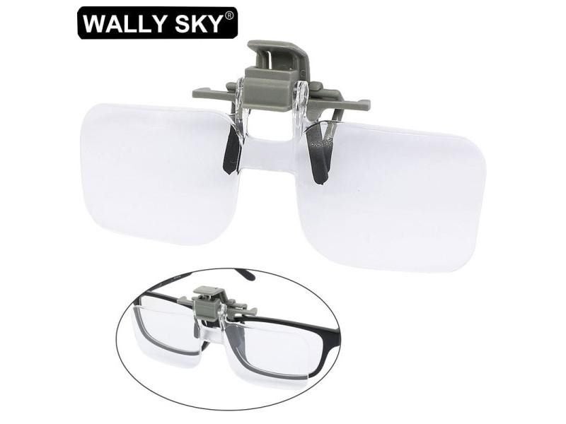 2X Magnifier Light-weight Magnifying Glasses With Clip Loupe For Needlework Carousel 1