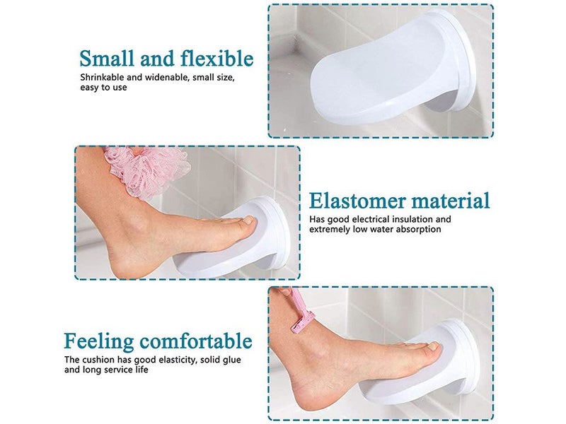 Bathroom Shower Foot Rest Shaving Leg Foot Pedal Carousel 11