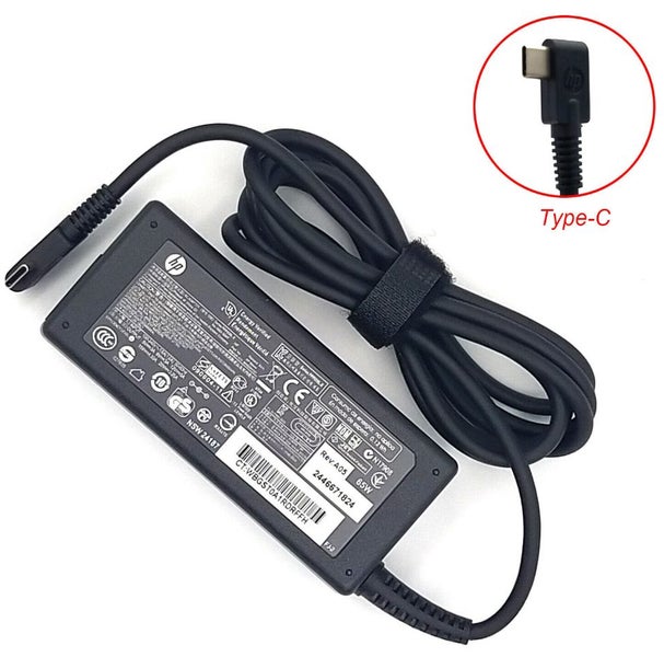 Original HP Laptop Power Adapter USB-C Type C 65W 15V 4.33A 20V 3.25A628632215841291128