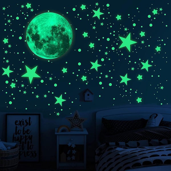 Glow in the Dark Stars / Fluorescent Wall Stickers Carousel 2