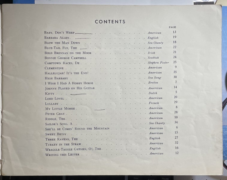 A Child's Book of Folk Tunes Carousel 2