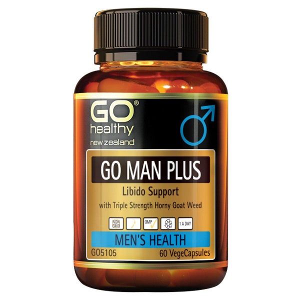 **Clearance** GO Healthy Go Man Plus - Libido Support 60 vege capsules Carousel 1