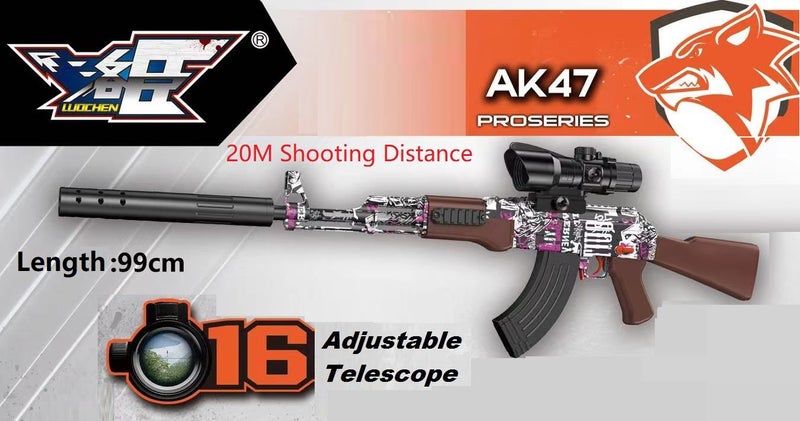 Gel Blaster, AK47 Model, Manual and Auto mode Carousel 2