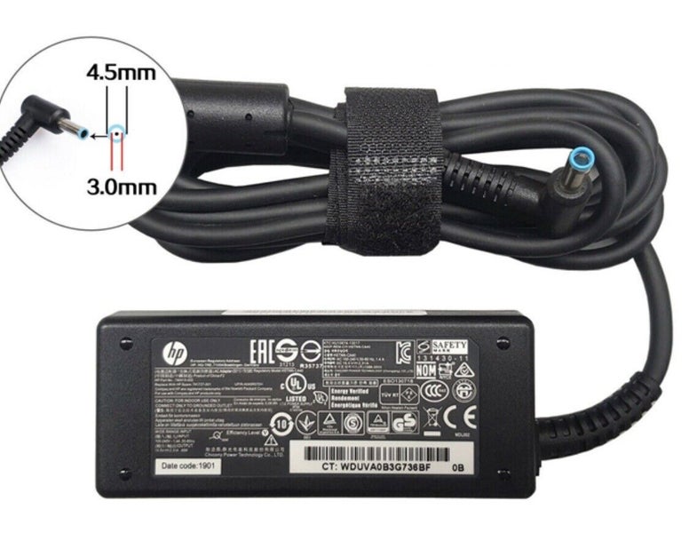 Genuine HP 250 G3 G2 elitebook 840 G3 x360 19V 2.31A 45w Blue tip Adapter628632215956501127