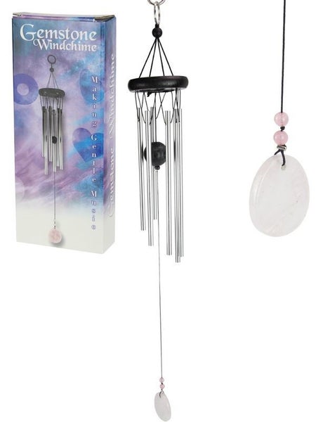 Wind Chime - Rose Quartz Oval Carousel 1