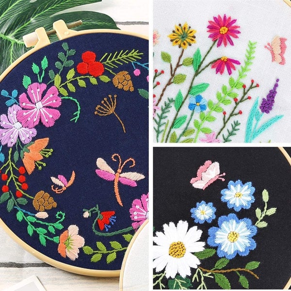 3 Sets Embroidery Starter Kit Carousel 8