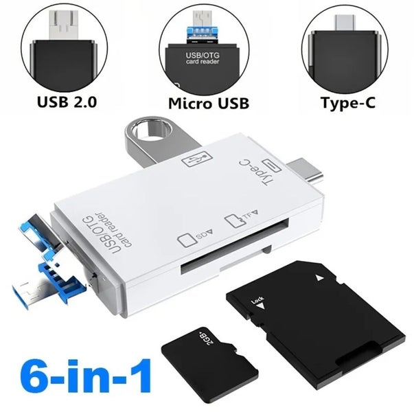 6 in 1 SD Card Reader Carousel 1