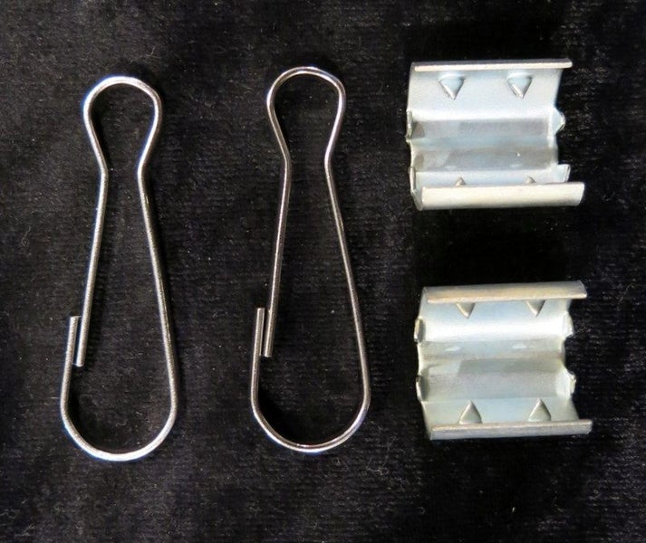 Flag Connectors - Stainless Clips & Galv Rope Crimps - Lanyard 'Fasteners # 2 Carousel 10