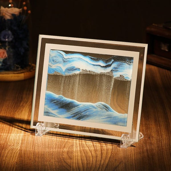 7 Inch Sand Art Mesmerizing Moving Picture Carousel 7