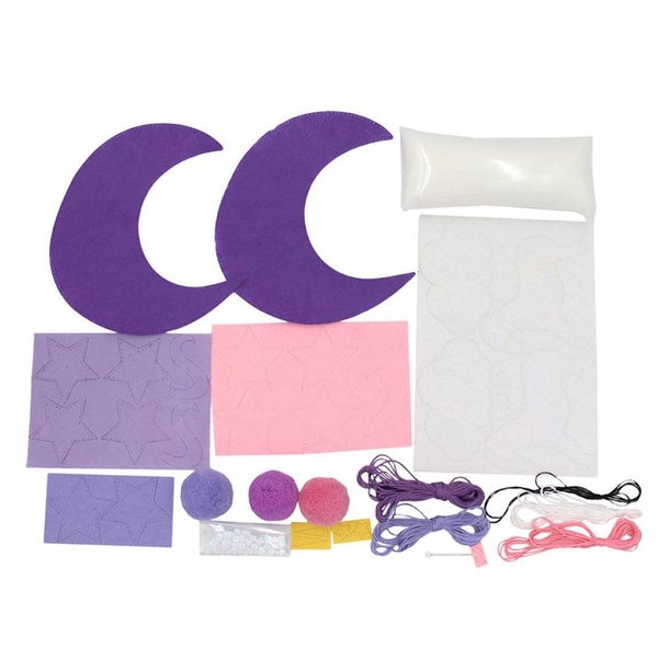 Birch Sew Your Own Felt Mobile Craft Kit Moon and Unicorn DIY Carousel 3