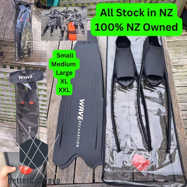 Dive Spearfishing Fins - Freediving Fins SMALL OR MEDIUM Carousel 1