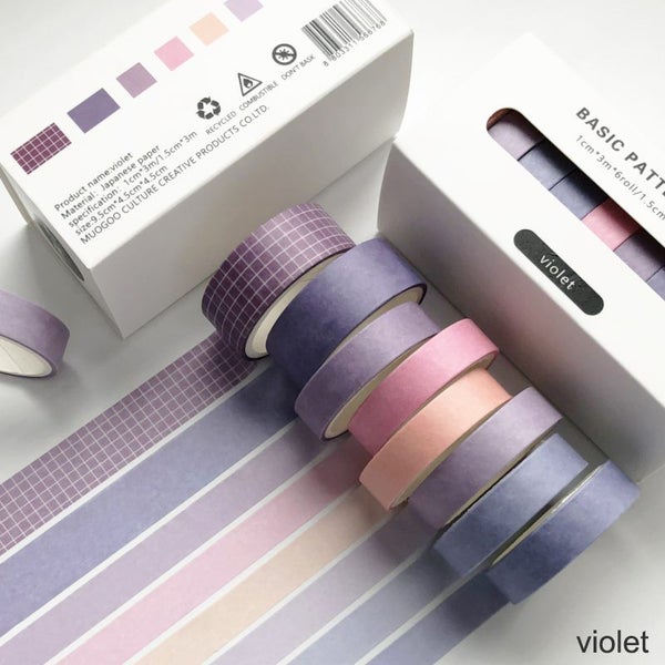 Original Basic Washi Tape Travel Planner Memo Tapes Vintage Writable Carousel 1