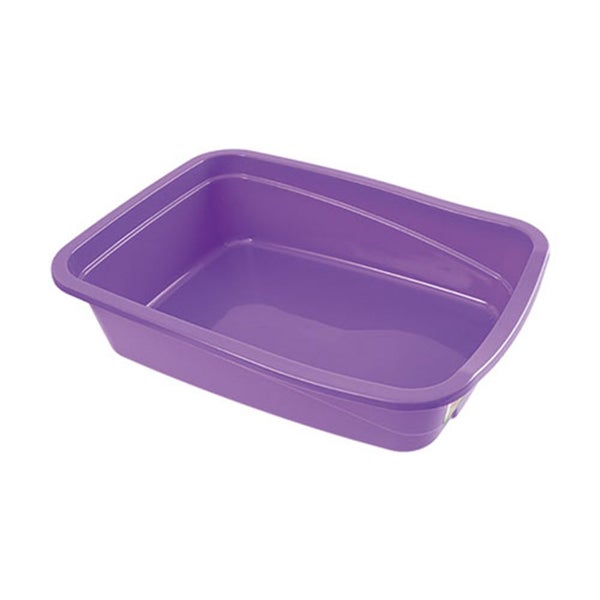POOWEE CAT LITTER TRAY LITTER PAN LARGE Carousel 1