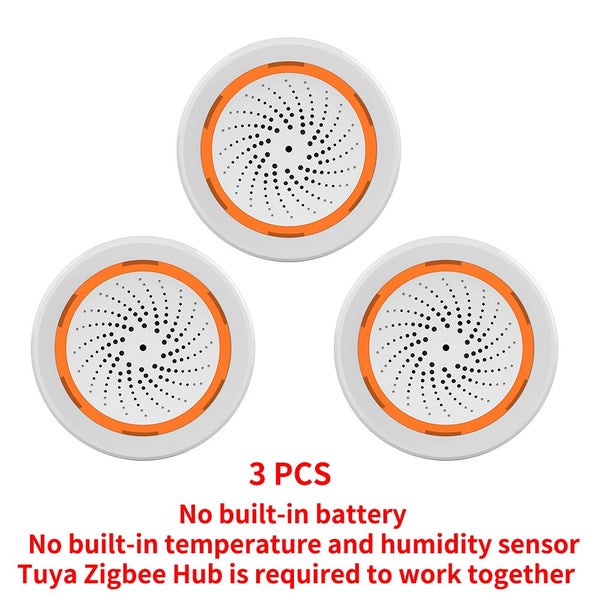 Tuya Zigbee Smart Siren Alarm For Smart Home Via Smart Life APP Carousel 1