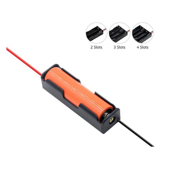 New Plastic 18650 Battery Storage Box Case 1 2 3 4 Slot Way DIY Carousel 6