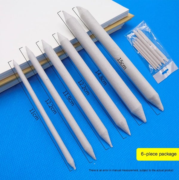 Blending Smudge Stump Stick Tortillon Sketch Art White Drawing Carousel 1