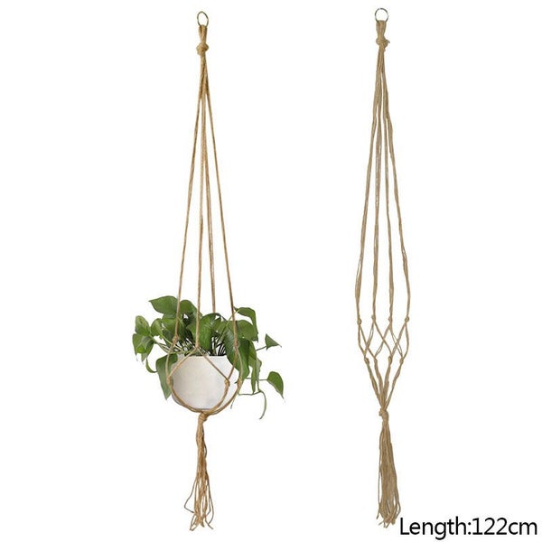 Macrame Handmade Plant Hanger Baskets Flower Pots Holder Carousel 1