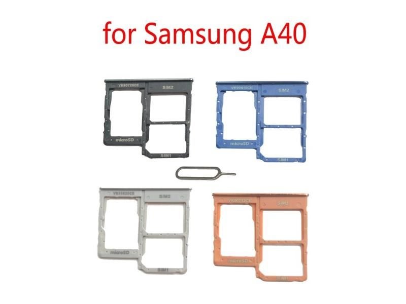 Phone SIM Card Holder Slot For Samsung Galaxy A40 Series With Nano SIM Micro SD Carousel 1