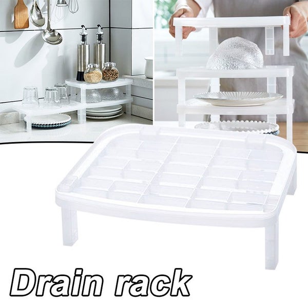 Kitchen Sink Desktop Cabinet Shelf Stackable Organizer Pantry Storage Carousel 1