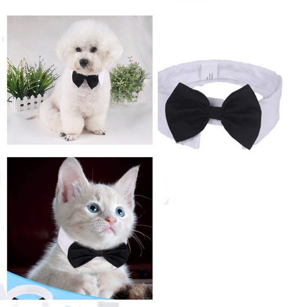 Suit Puppy Weddings Birthday Party Necktie Bows Dog Bow Tie Cat Carousel 2