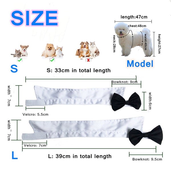 Suit Puppy Weddings Birthday Party Necktie Bows Dog Bow Tie Cat Carousel 6