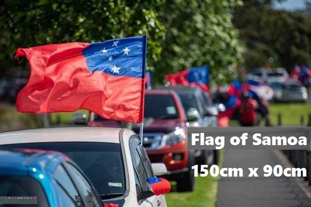 Samoa Flag / Flag of Samoa 150cm x 90cm Big Flag62971020170881111