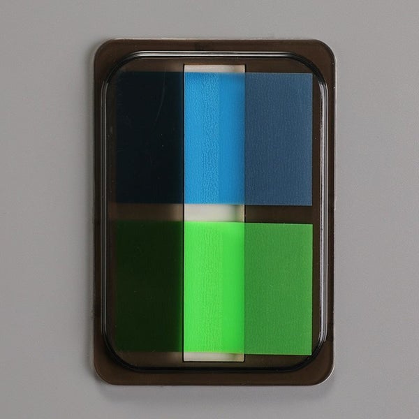 Fluorescent Color Self-adhesive Notepad Memo Bookmark Pull-out Carousel 1