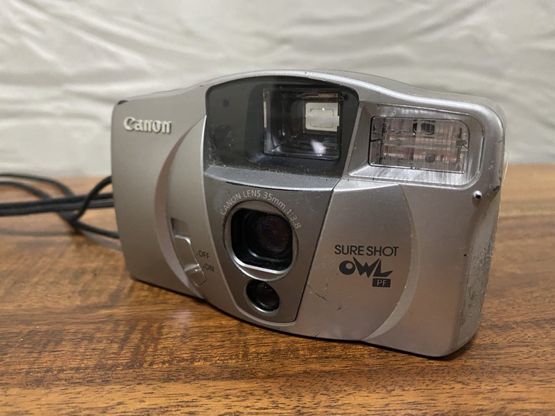 Canon Sure Shot Owl PF 35mm film camera Carousel 2