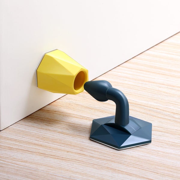 Mute Non-punch Silicone Door Stopper Touch Toilet Wall Absorption Carousel 2