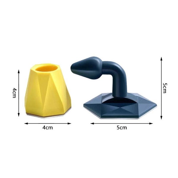Mute Non-punch Silicone Door Stopper Touch Toilet Wall Absorption Carousel 7