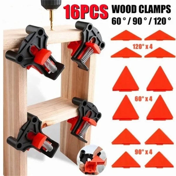 16/4/2/1PCS Woodworking Angle Clamp Utility Fixation Tool Picture Carousel 1
