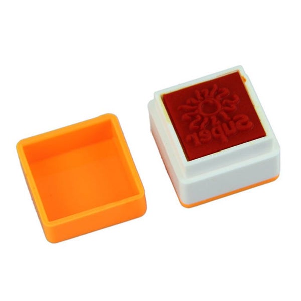 6Pcs Teachers Self Inking Reward Stamper Stamps Praise Motivation Carousel 7