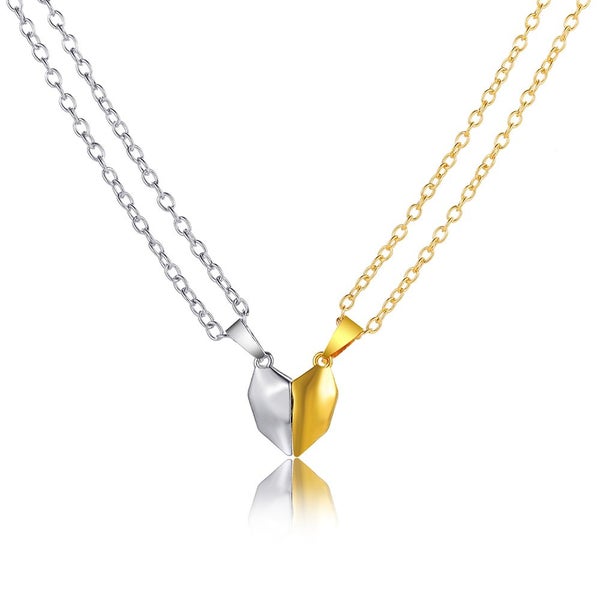 Magnetic couple necklace, Korean fashion for lovers, gothic, punk, Carousel 1