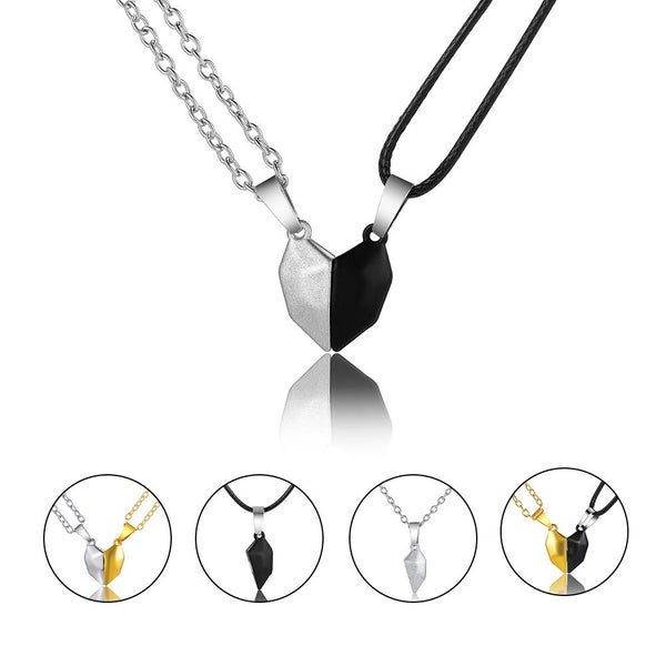 Magnetic couple necklace, Korean fashion for lovers, gothic, punk, Carousel 2