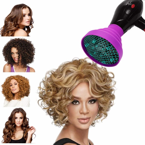 Collapsible Hair Dryer Diffuser Attachment Salon Travel Portable Carousel 2