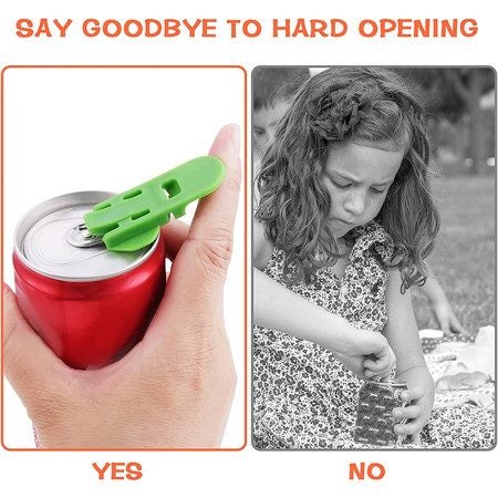 Manual Easy Can Opener, 6Pcs Color Soda Can Opener Beverage Can