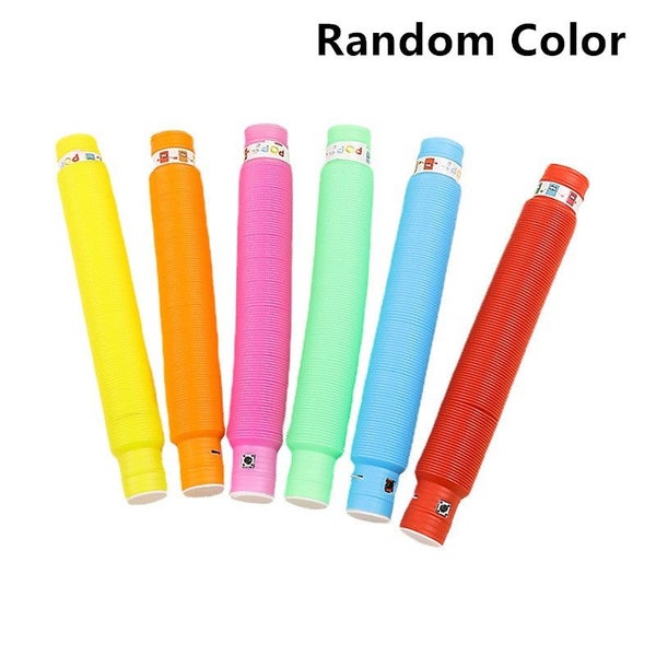 6pcs Pop Tubes Lighted LED Sensory Toys Party Supplies Carousel 1