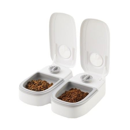 Digital Automatic Cat Feeder, Smart Pet Feeder with 48 Hour Timer Carousel 10