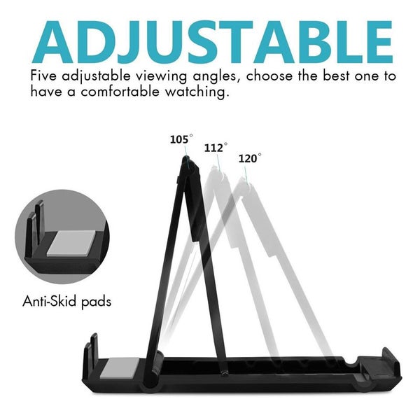 1PCS Foldable Phone Holder Tablet Universal Desktop Adjustable Carousel 7