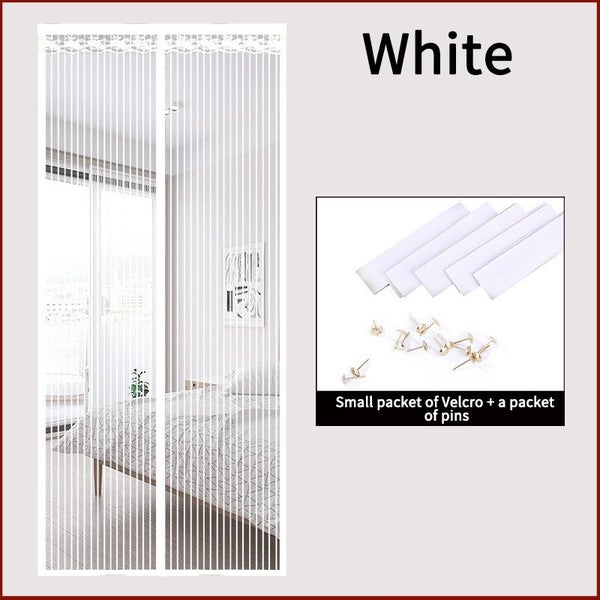 Magnetic Mosquito Nets for Doors Diamond Mesh Door Curtain Automatic Carousel 1