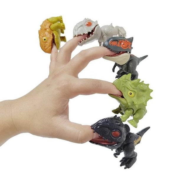 3pcs Finger Dinosaur Tricky Tyrannosaurus Model Biting Hand Fidget Carousel 1