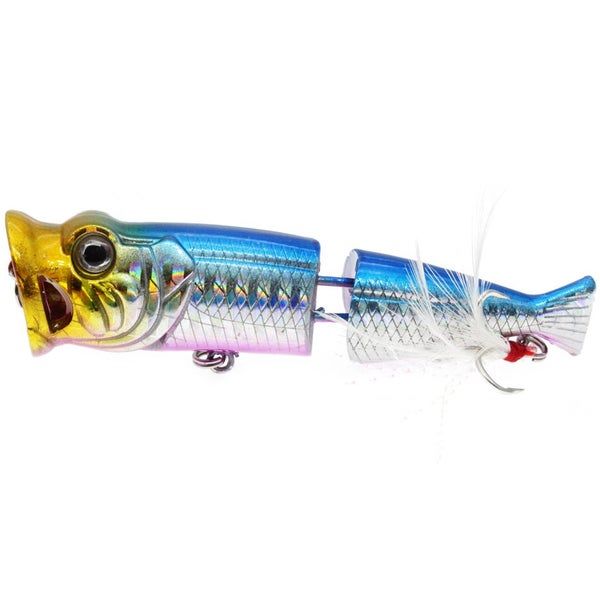 1pcs Quality Whopper Plopper 8.5cm 11g TopWater Popper Fishing Lure Carousel 7